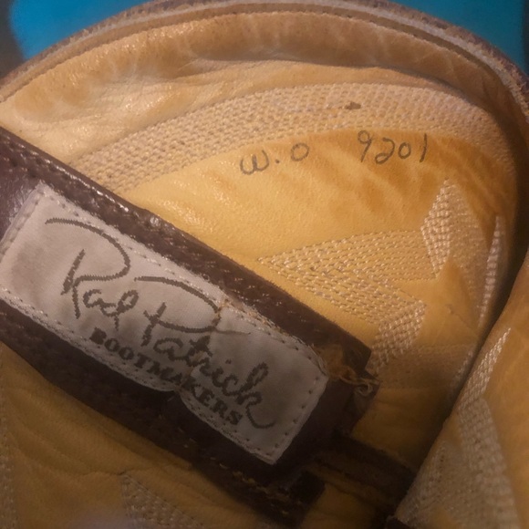 Rod Patrick Wing Tip Square Toe Western Boots - Picture 11 of 16